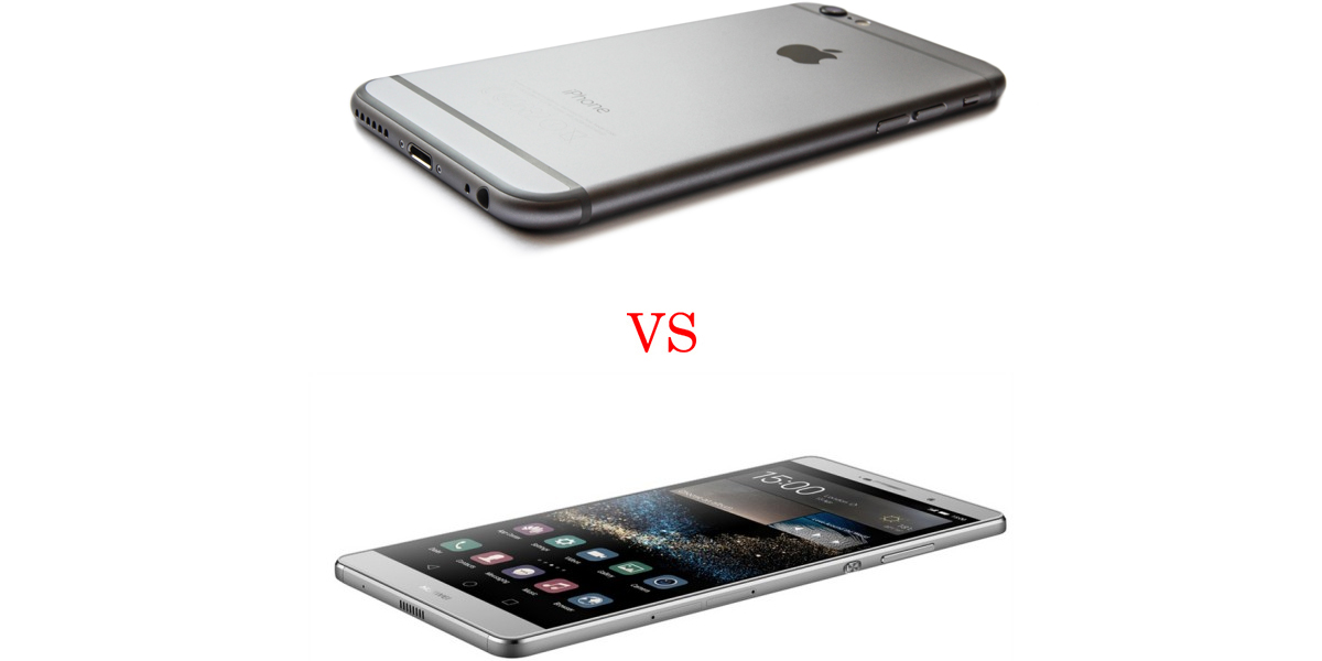 Huawei P8 versus iPhone 6 3